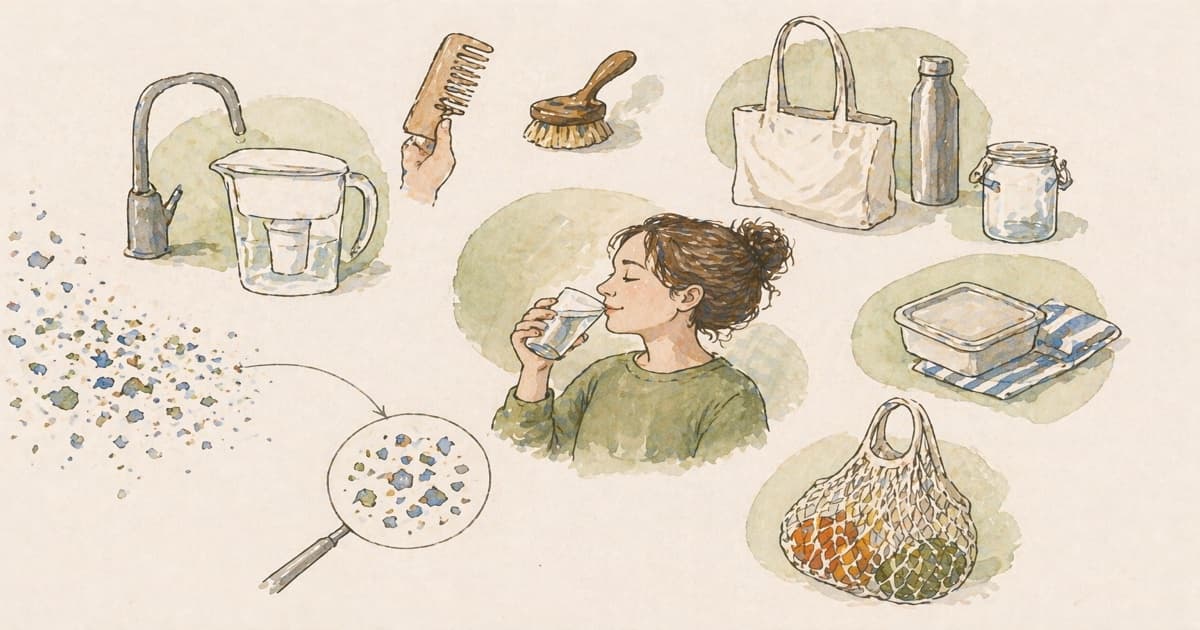 Ways to reduce microplastic exposure in daily life